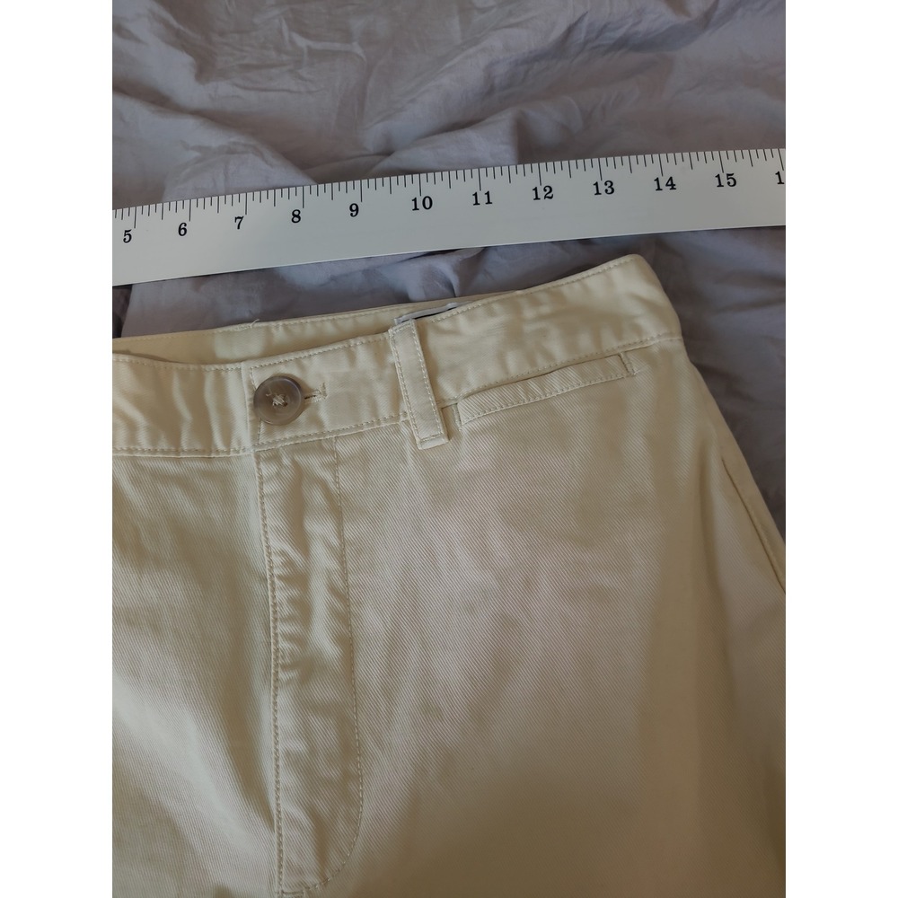 Gap High Waist Stride Ankle Pants Women SZ 6 Light Cream Beachy Coastal casual - Picture 6 of 10